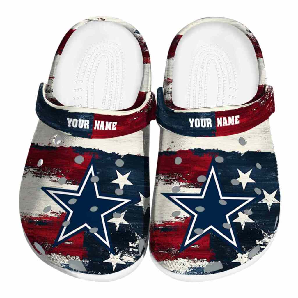 Dallas Cowboys Patriotic Stripes ClogTVC1801961