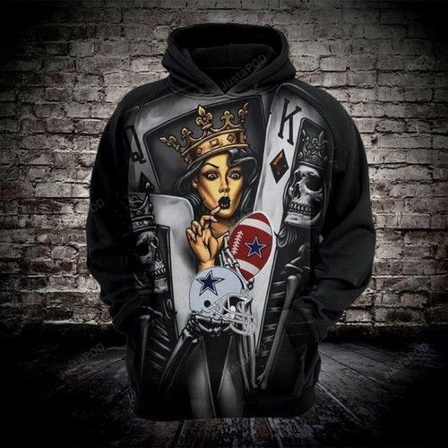 Dallas Cowboys Poker 3D All Over Print Hoodie, Zip Hoodie
