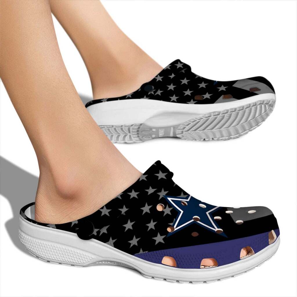 Dallas Cowboys Stellar Stripes Theme ClogTVC1801151 - Image 2