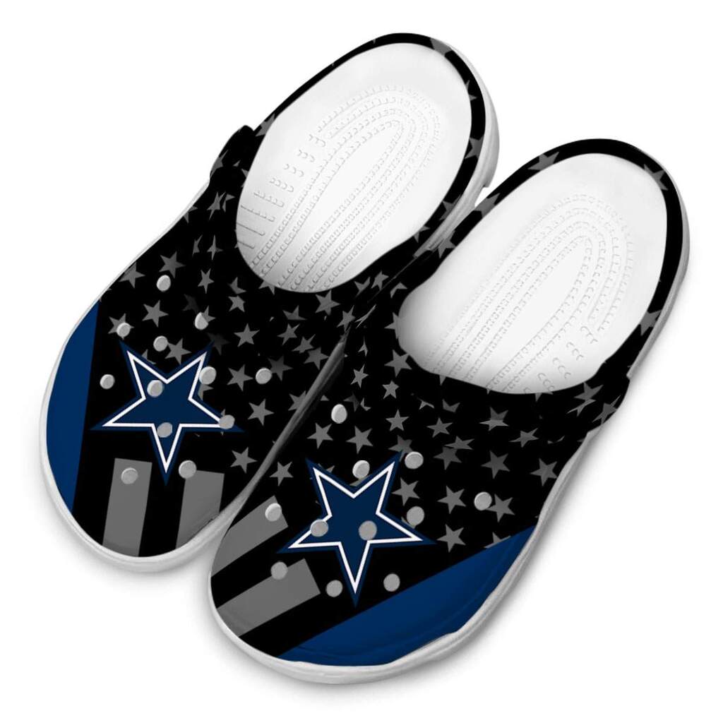 Dallas Cowboys Stellar Stripes Theme ClogTVC1801151 - Image 4