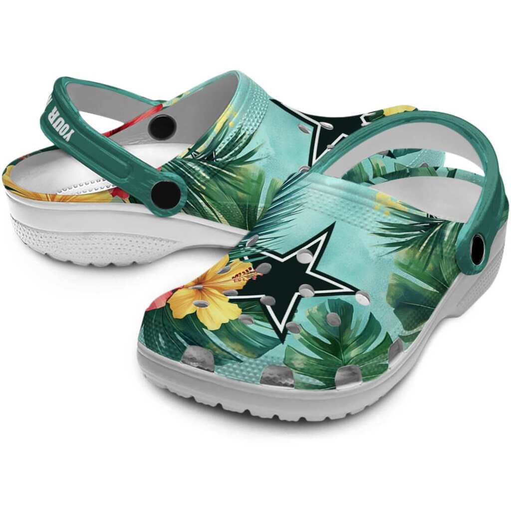 Dallas Cowboys Tropical Vibes ClogTVC1801969 - Image 3