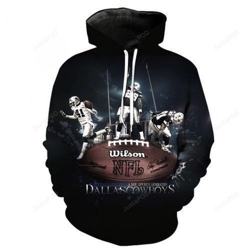 Dallas Cowboys Wilson 3D All Over Print Hoodie, Zip Hoodie