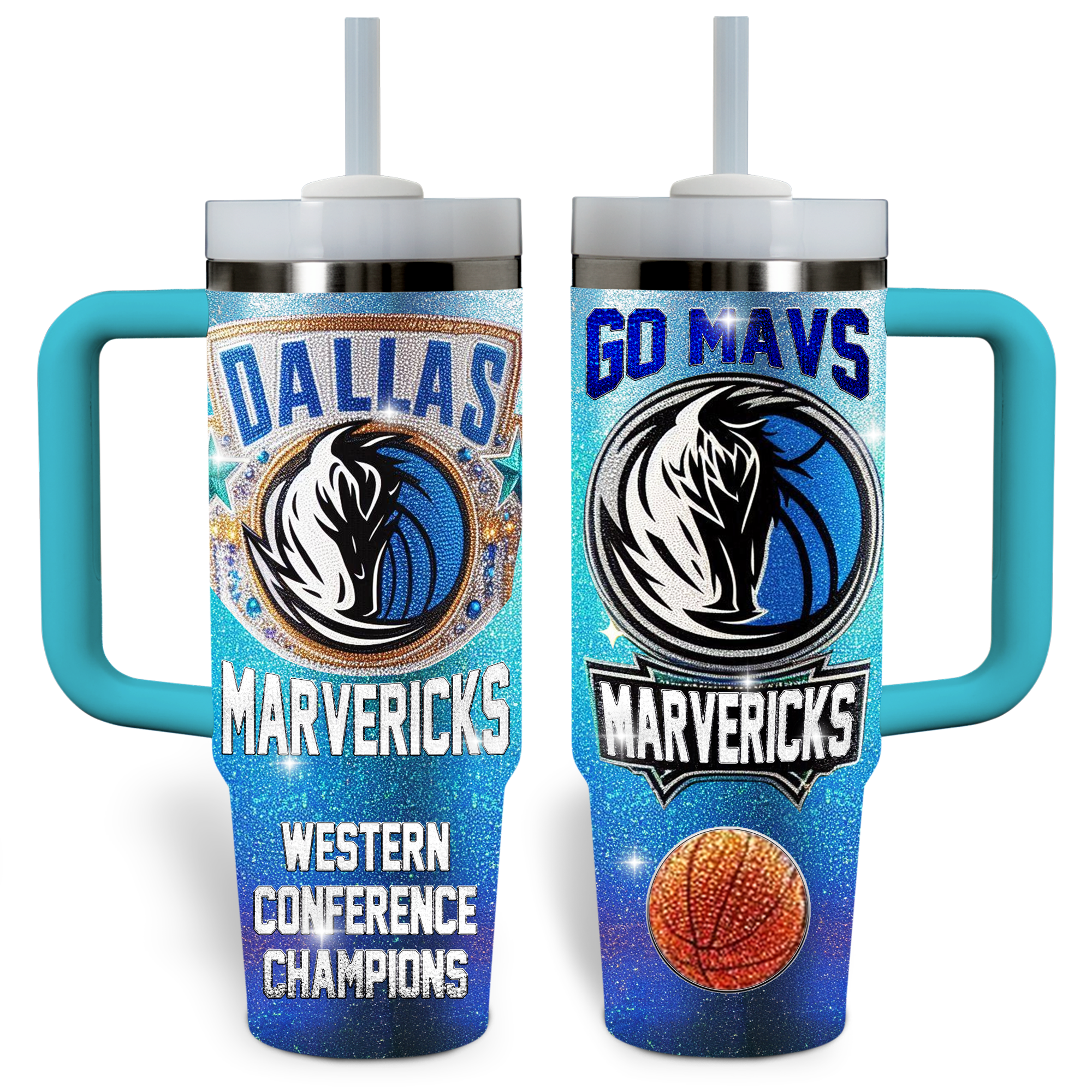 Dallas Marvericks NBA Custom Stanley Cup 40 oz 30 oz Tumbler With HandleTVC2301527