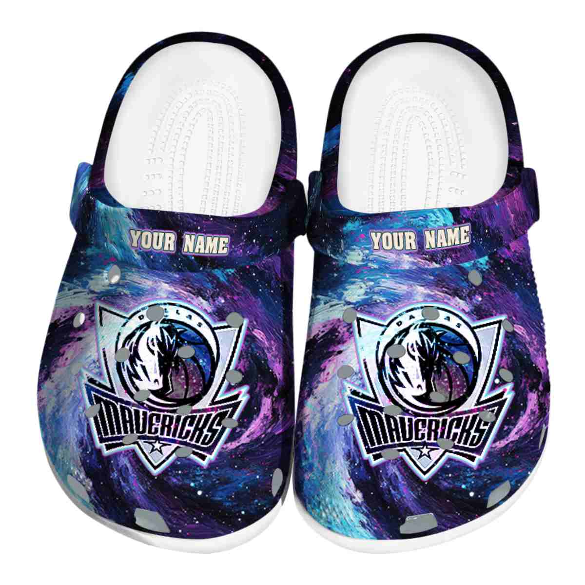 Dallas Mavericks NBA Sport Crocs Crocband Clogs Shoes Comfortable For Men Women and Kids