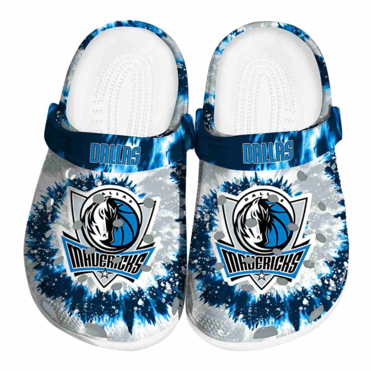 Dallas Mavericks NBA Sport Crocs Crocband Clogs Shoes Comfortable For Men Women and Kids