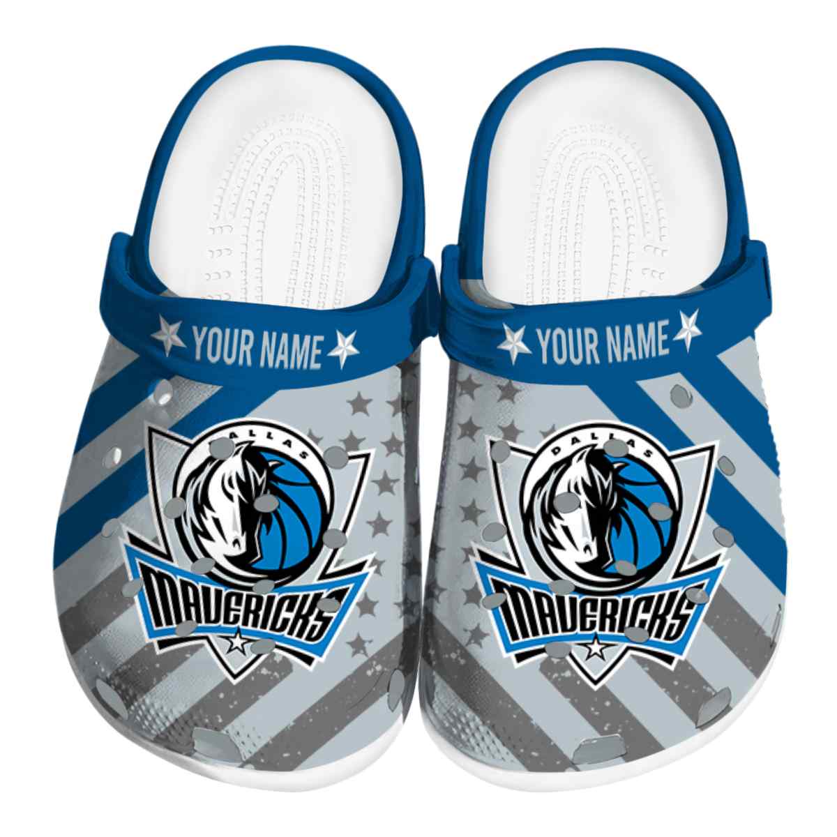 Dallas Mavericks NBA Sport Crocs Crocband Clogs Shoes Comfortable For Men Women and Kids