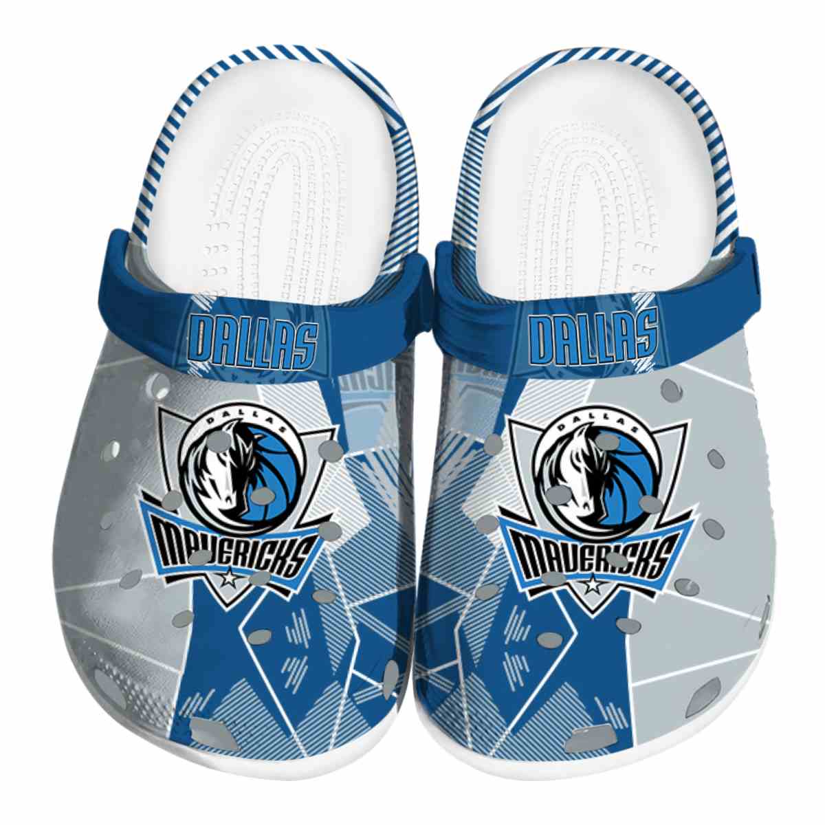 Dallas Mavericks NBA Sport Crocs Crocband Clogs Shoes Comfortable For Men Women and Kids