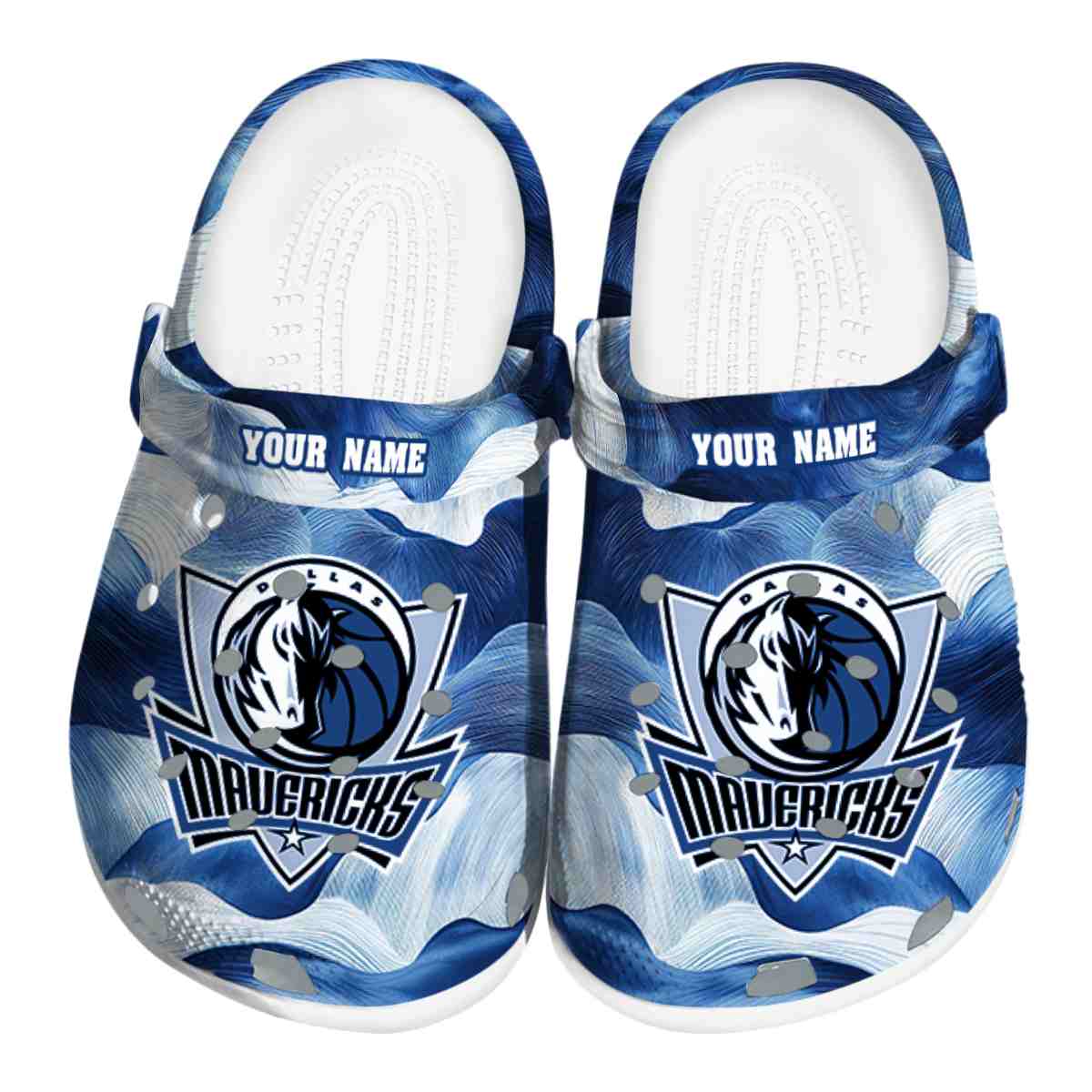 Dallas Mavericks NBA Sport Crocs Crocband Clogs Shoes Comfortable For Men Women and Kids