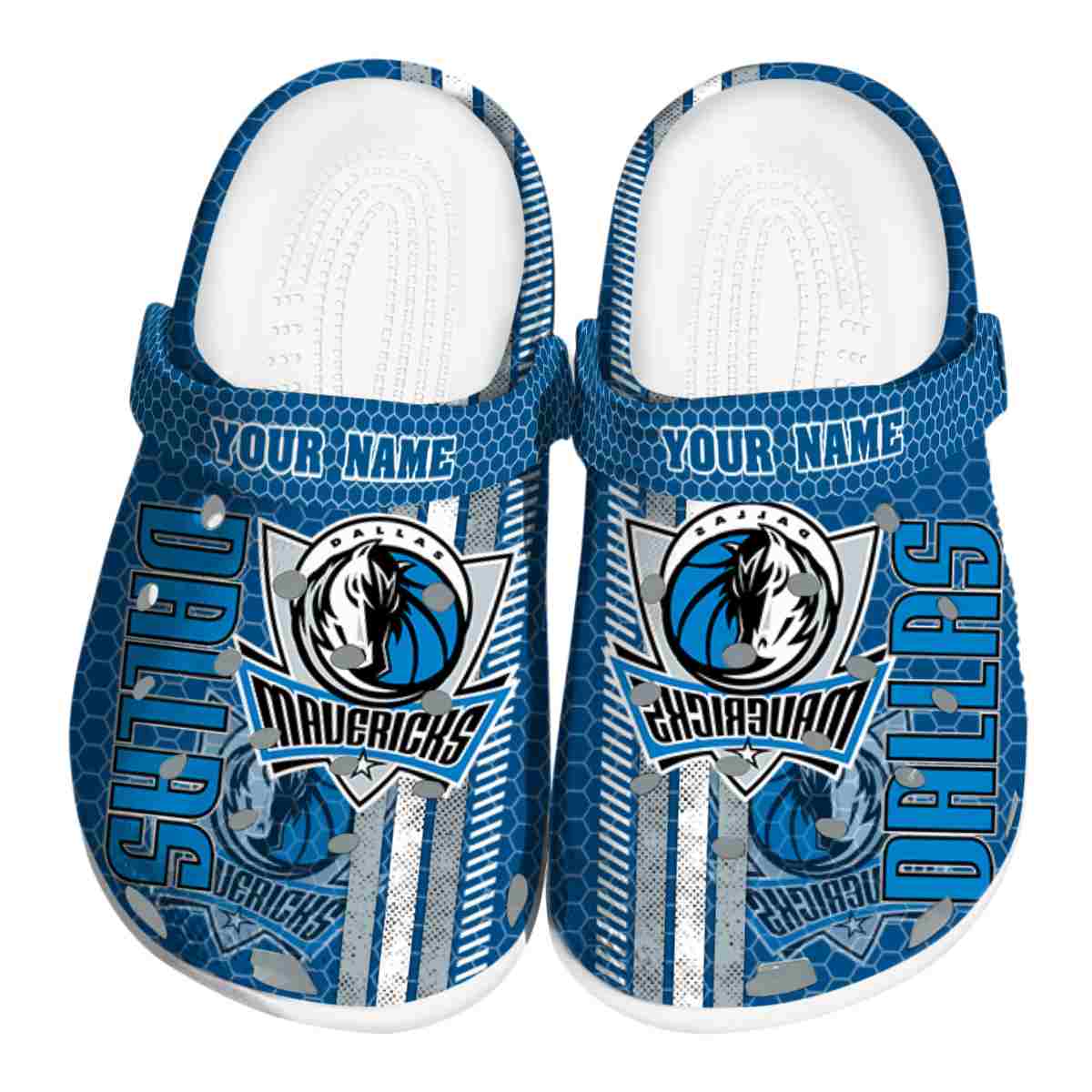 Dallas Mavericks NBA Sport Crocs Crocband Clogs Shoes Comfortable For Men Women and Kids