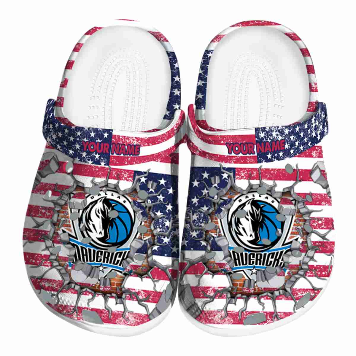 Dallas Mavericks NBA Sport Crocs Crocband Clogs Shoes Comfortable For Men Women and Kids
