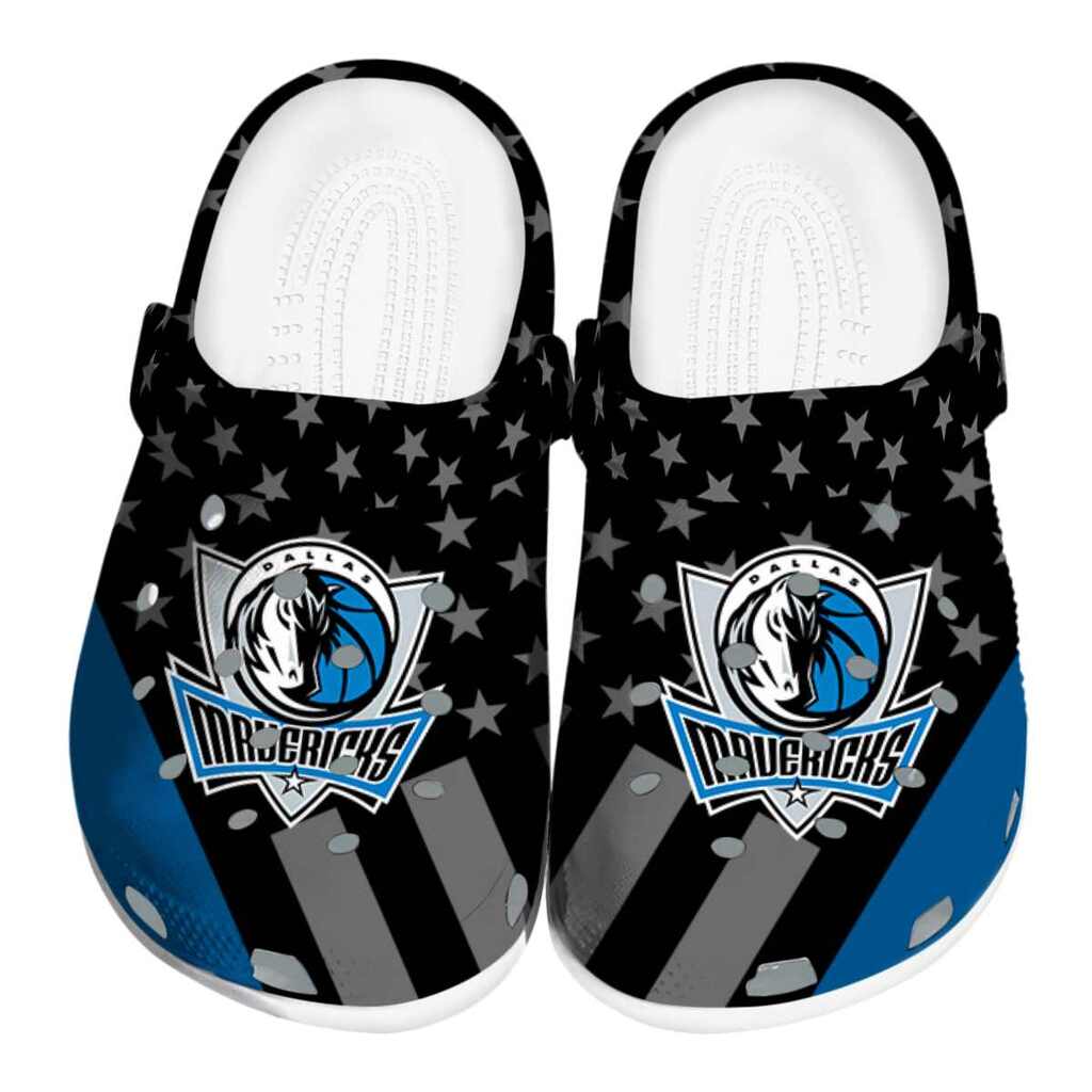 Dallas Mavericks Stellar Stripes Theme ClogTVC1801682
