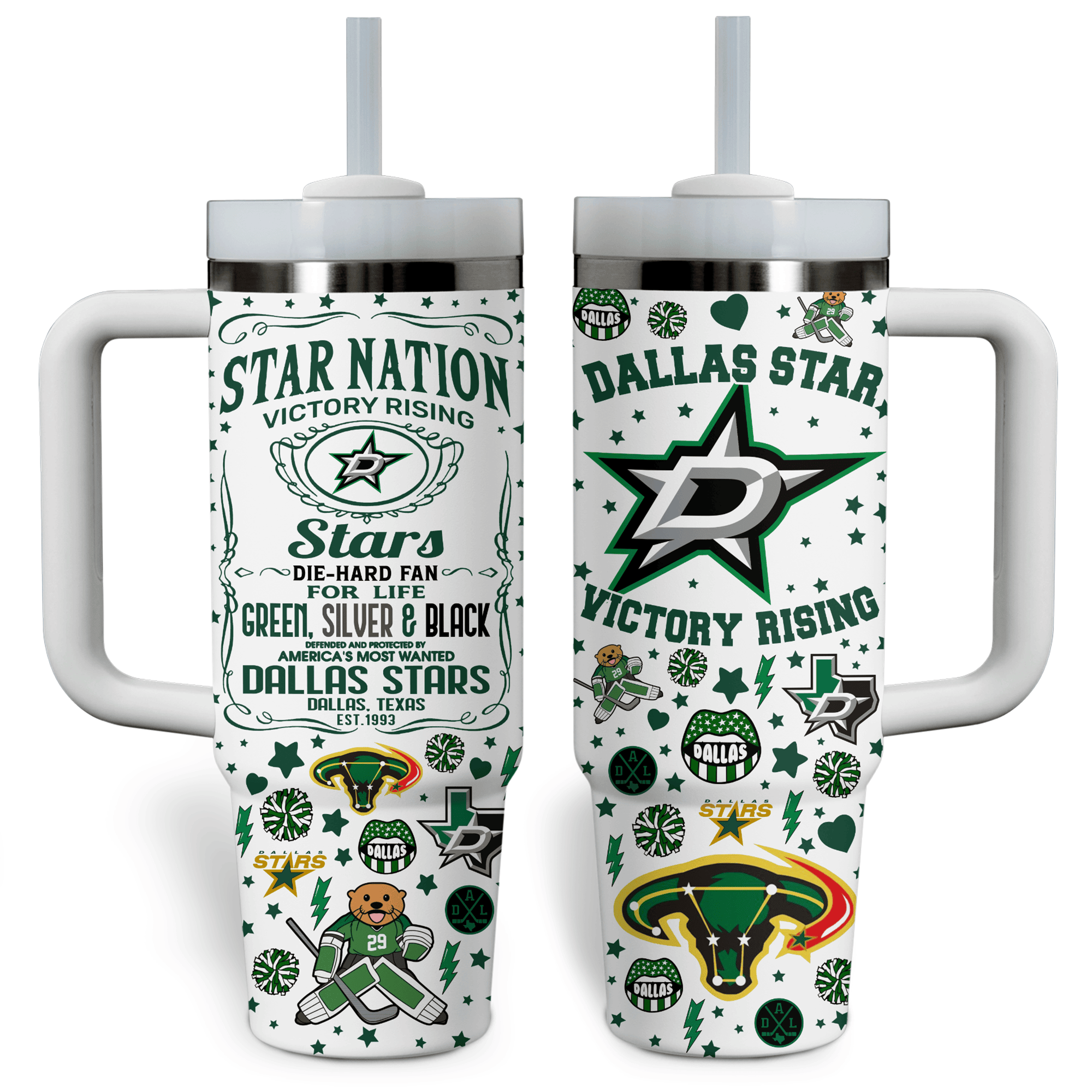 Dallas Stars NHL Custom Stanley Cup 40 oz 30 oz Tumbler With HandleTVC2301767