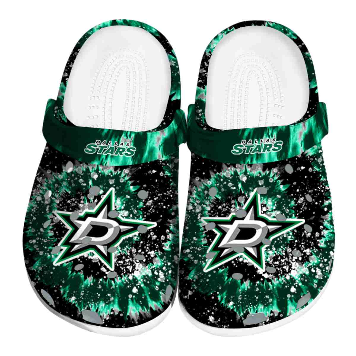 Dallas Stars NHL Sport Crocs Crocband Clogs Shoes Comfortable For Men Women and Kids