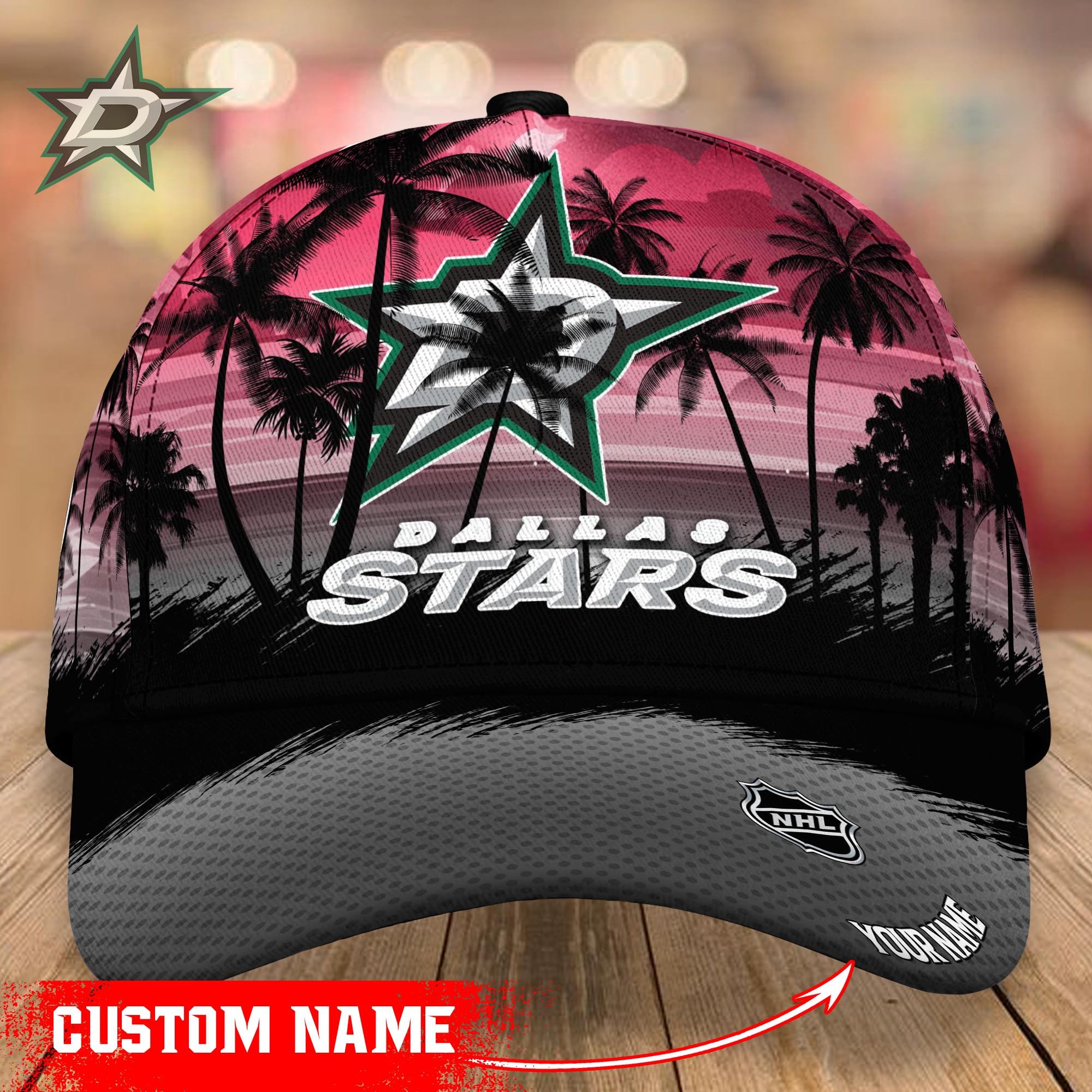 Dallas Stars Personalized Classic Caps, Baseball Caps Trucker Hats Custom Hats Gifts For Men & Women