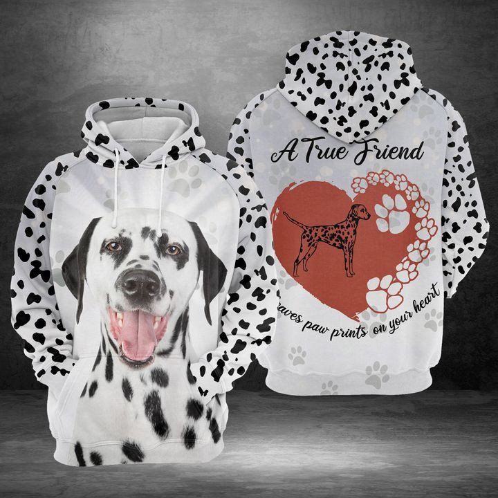 Dalmatian 3D All Over Print Hoodie, Zip Hoodie
