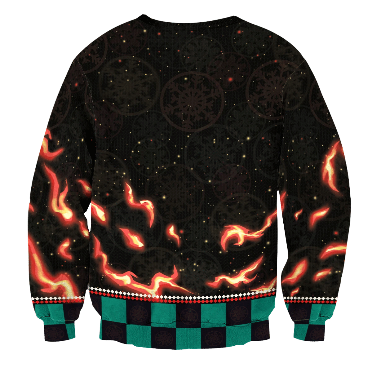 Dance Of The Fire God Ugly Christmas Sweater Adult 3D Funny Matching for family - Image 4