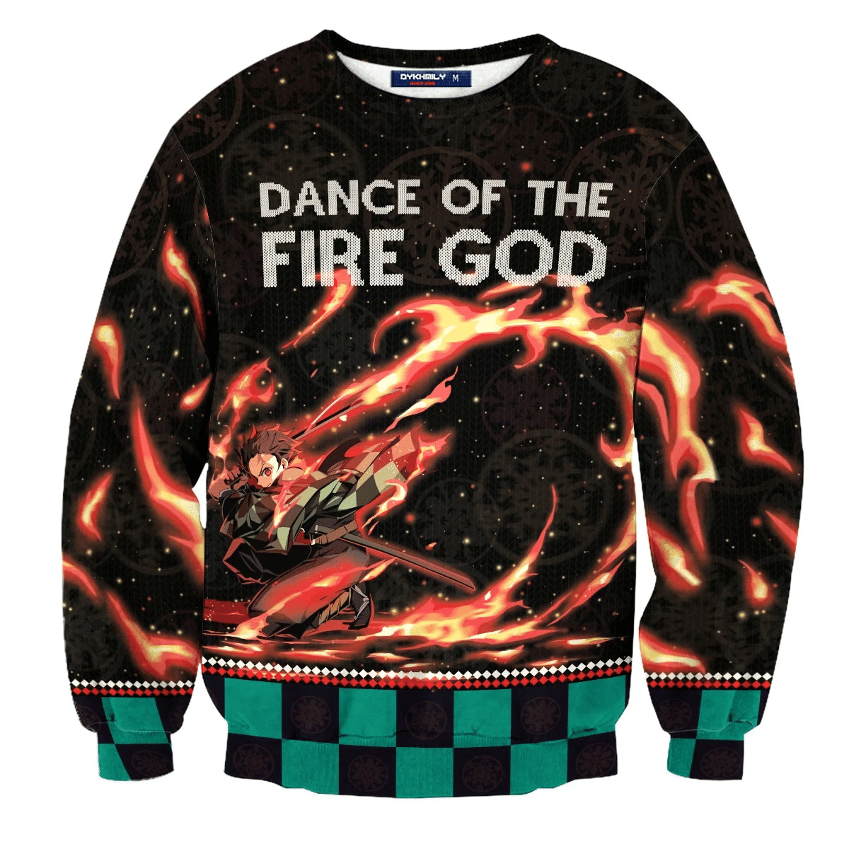Dance Of The Fire God Ugly Christmas Sweater Adult 3D Funny Matching for family
