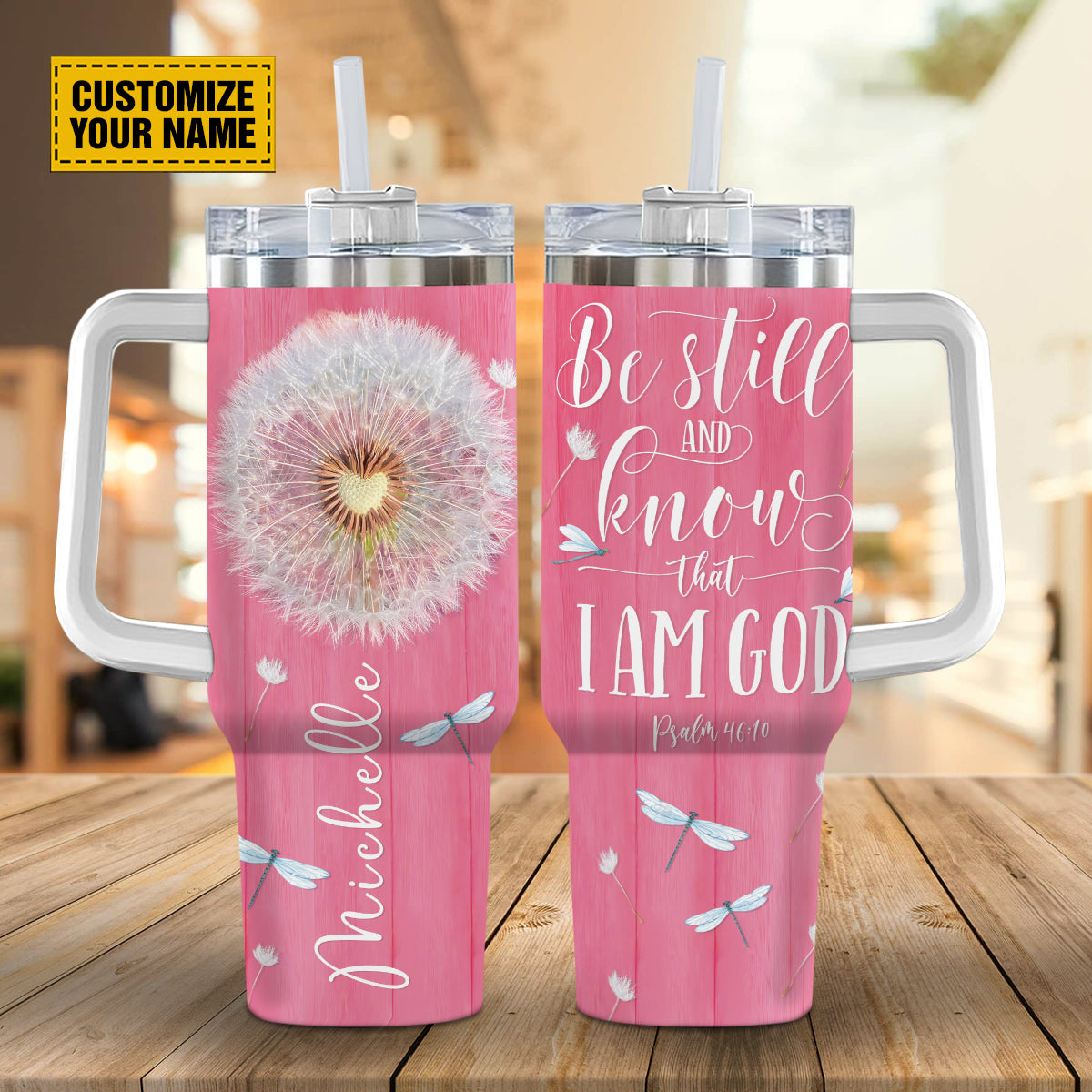 Dandelion Dragonfly God Custom Stanley Cup 40 oz 30 oz Tumbler With HandleTVC2301692
