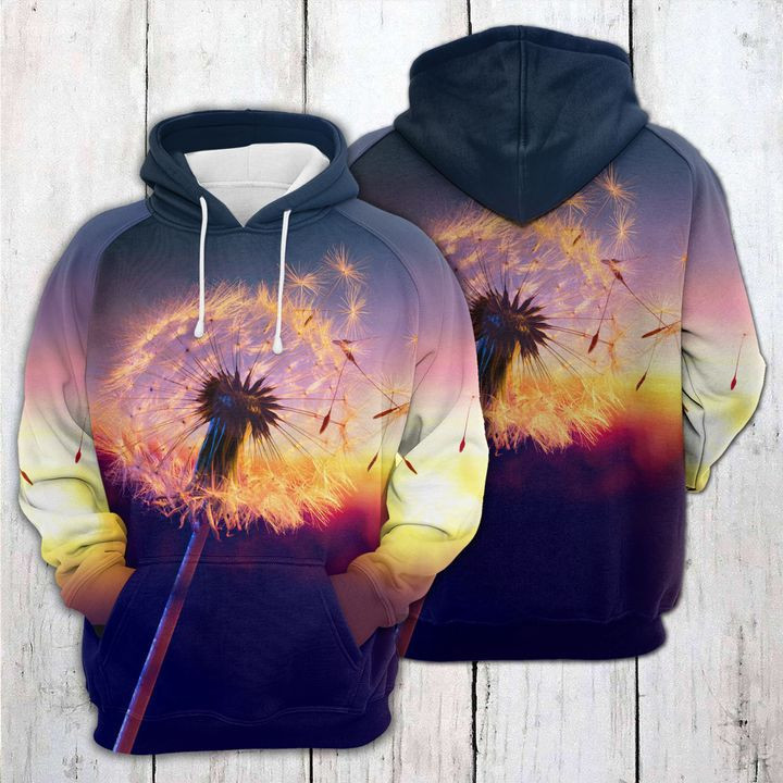 Dandelion To Sunset 3D All Over Print Hoodie, Zip Hoodie