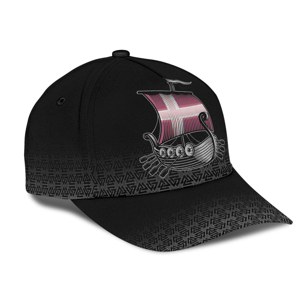Danish Drakkar  Classic Cap 3D Baseball Caps Trucker Hats Custom Hats Gifts For Men & Women
