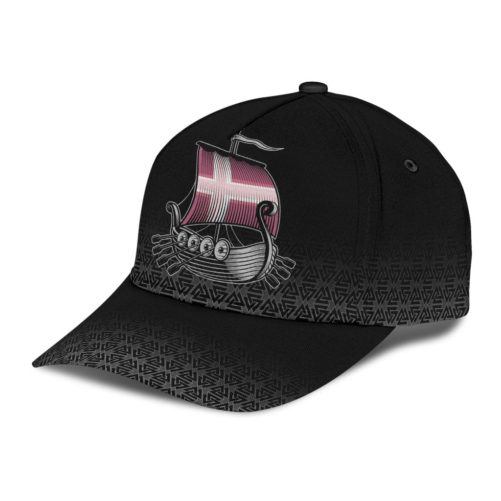 Danish Drakkar  Classic Cap 3D Baseball Caps Trucker Hats Custom Hats Gifts For Men & Women