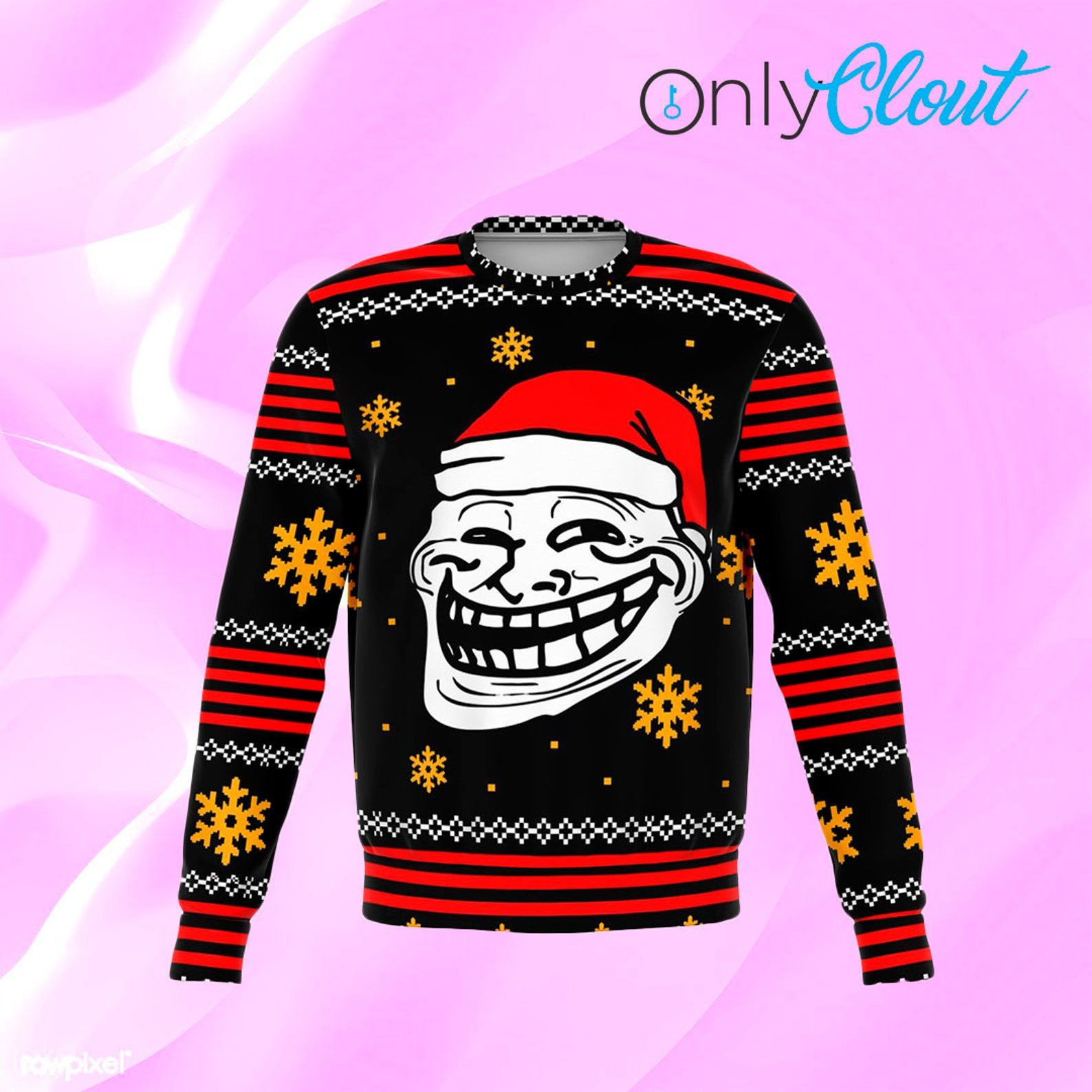 Dank Meme Funny Ugly Christmas Sweater Adult 3D Funny Matching for family