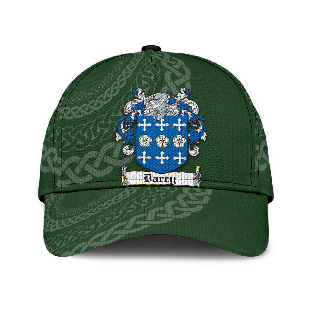 Darcy Coat Of Arms - Irish Family Crest St Patrick's Day Hat Classic Cap Trucker Hats Custom Hats Gifts For Men & Women