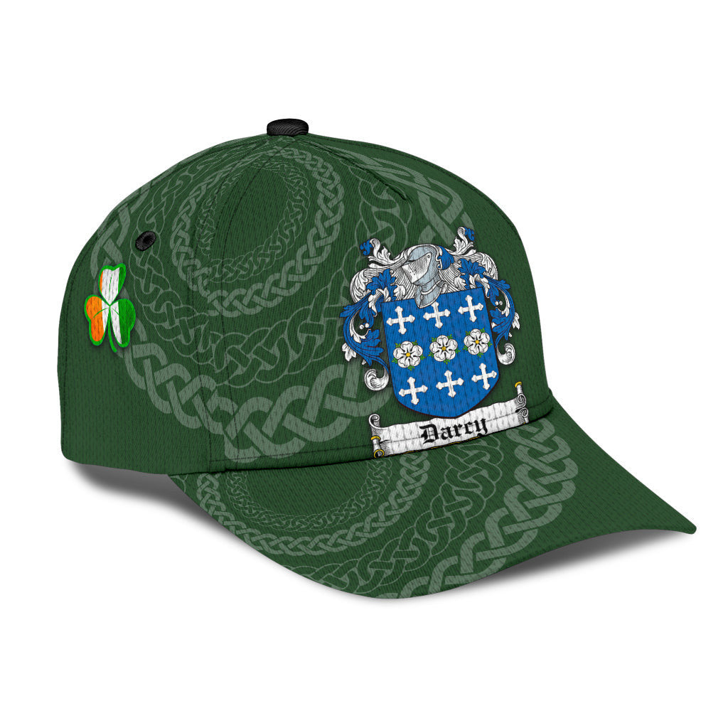Darcy Coat Of Arms - Irish Family Crest St Patrick's Day Hat Classic Cap Trucker Hats Custom Hats Gifts For Men & Women