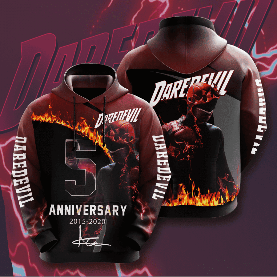 Daredevil 3D All Over Print Hoodie, Zip Hoodie