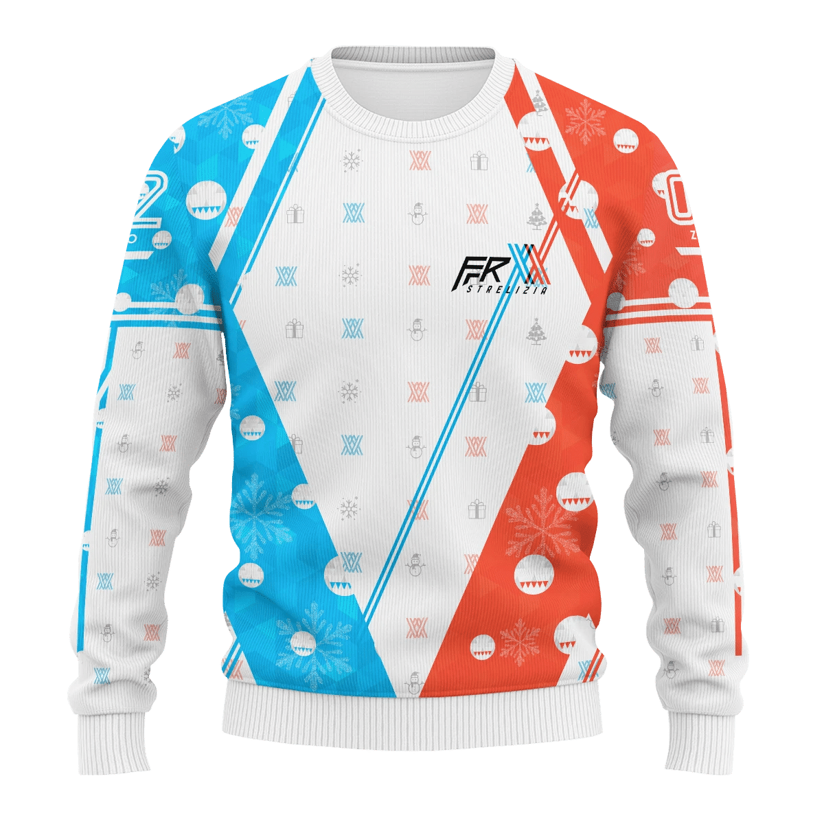 Darling In The Franxx Strelizia Ugly Christmas Sweater Adult 3D Funny Matching for family - Image 3