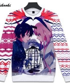 Darling In The Franxx Ugly Christmas Sweater Adult 3D Funny Matching for family