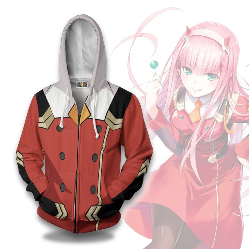 Darling In The Franxx Zero Two 3D All Over Print Hoodie, Zip Hoodie
