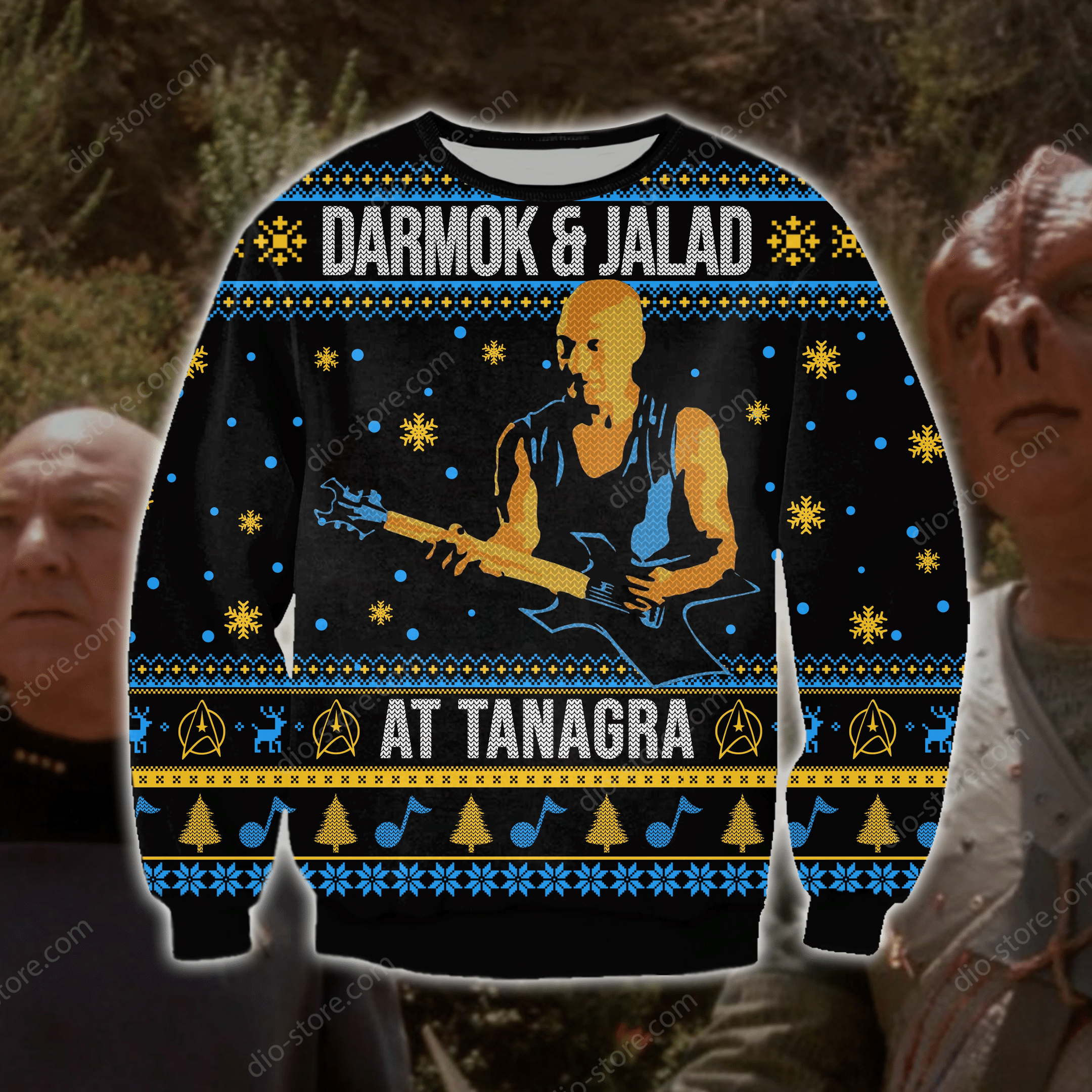 Darmok And Jalad At Tanagra Knitting Pattern 3D Print Ugly Christmas Sweater Adult 3D Funny Matching for family