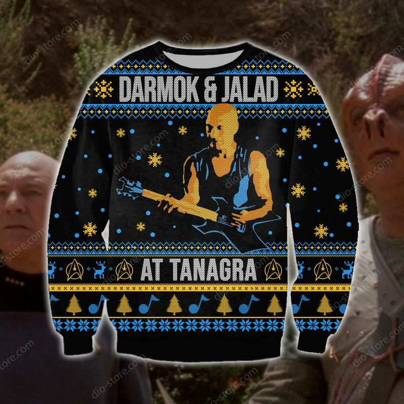 Darmok Jalad At Tanagra Ugly Christmas Sweater Adult 3D Funny Matching for family