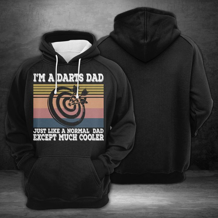 Darts Dad Darts Dad 3D All Over Print Hoodie, Zip Hoodie