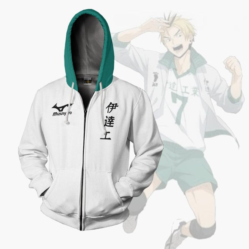 Date Tech Uniform Haikyuu 3D All Over Print Hoodie, Zip Hoodie