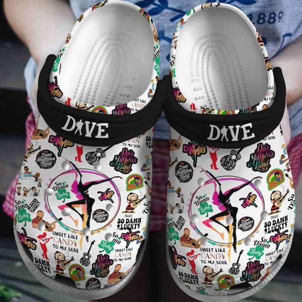 Dave Matthews Band Music Crocs Crocband Clogs Shoes Comfortable For Men Women and Kids