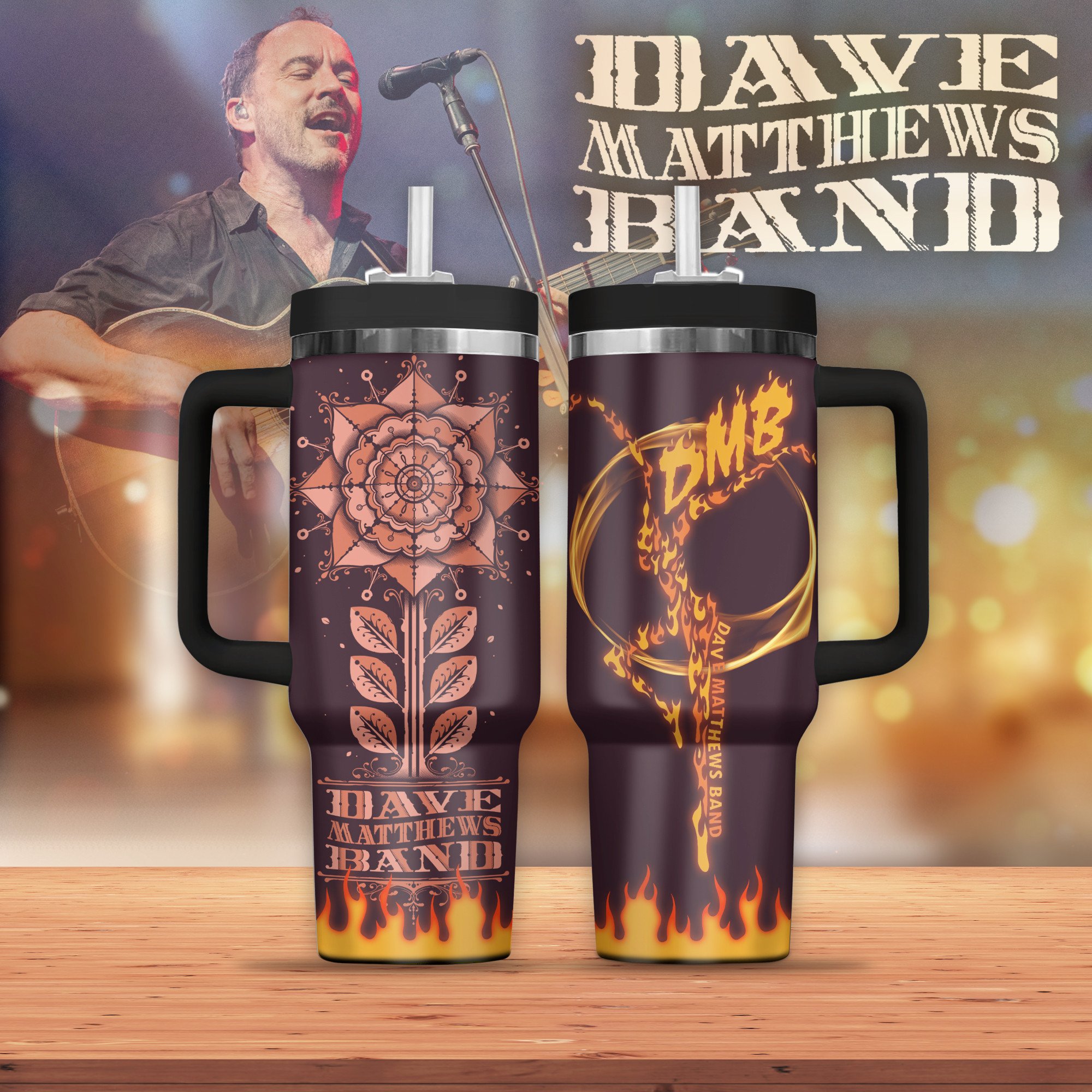 Dave Matthews Band Music Custom Stanley Cup 40 oz 30 oz Tumbler With HandleTVC2301260