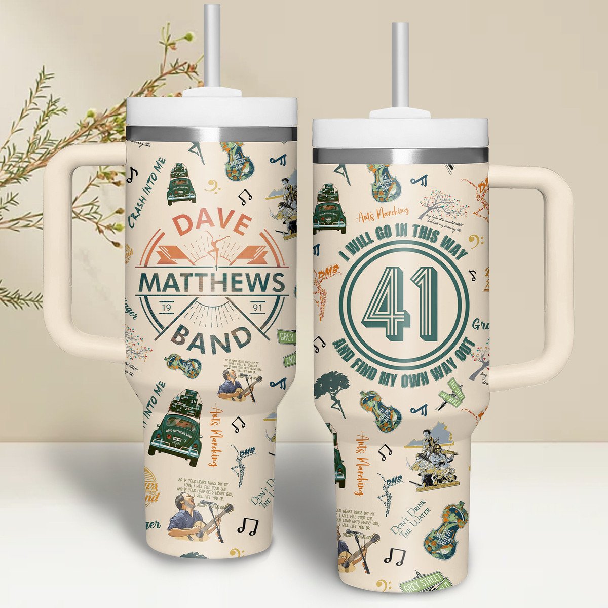 Dave Matthews Band Music Custom Stanley Cup 40 oz 30 oz Tumbler With HandleTVC2301261