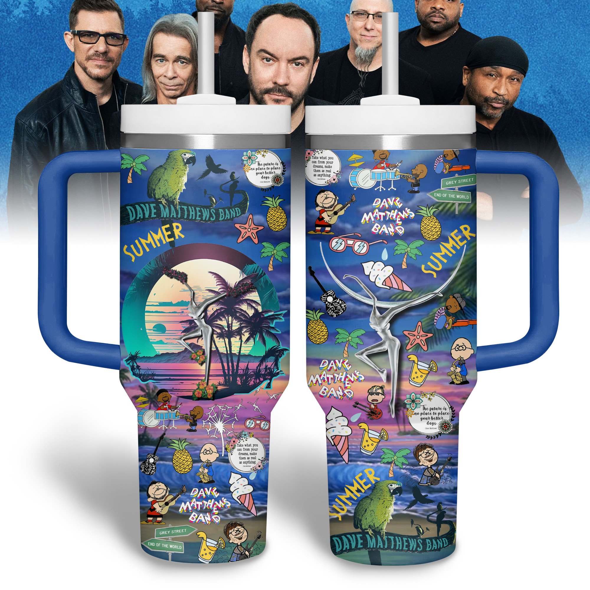 Dave Matthews Band Music Custom Stanley Cup 40 oz 30 oz Tumbler With HandleTVC2301305