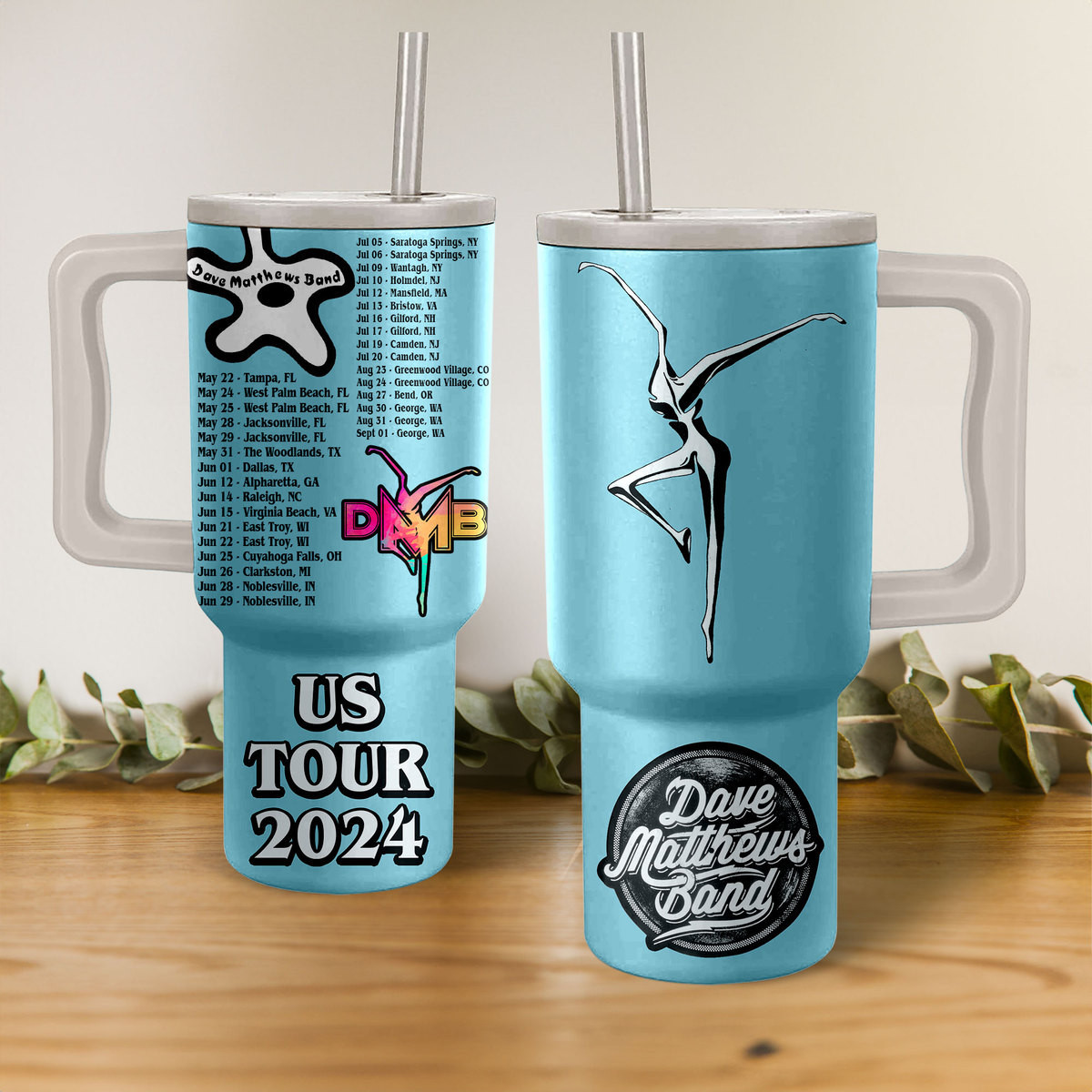 Dave Matthews Band US Tour 2024 Music Custom Stanley Cup 40 oz 30 oz Tumbler With HandleTVC2301151