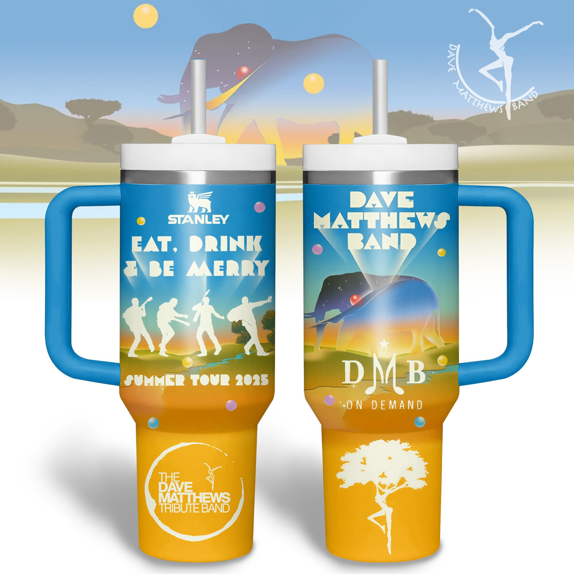 Dave Matthews Music Custom Stanley Cup 40 oz 30 oz Tumbler With HandleTVC2301182