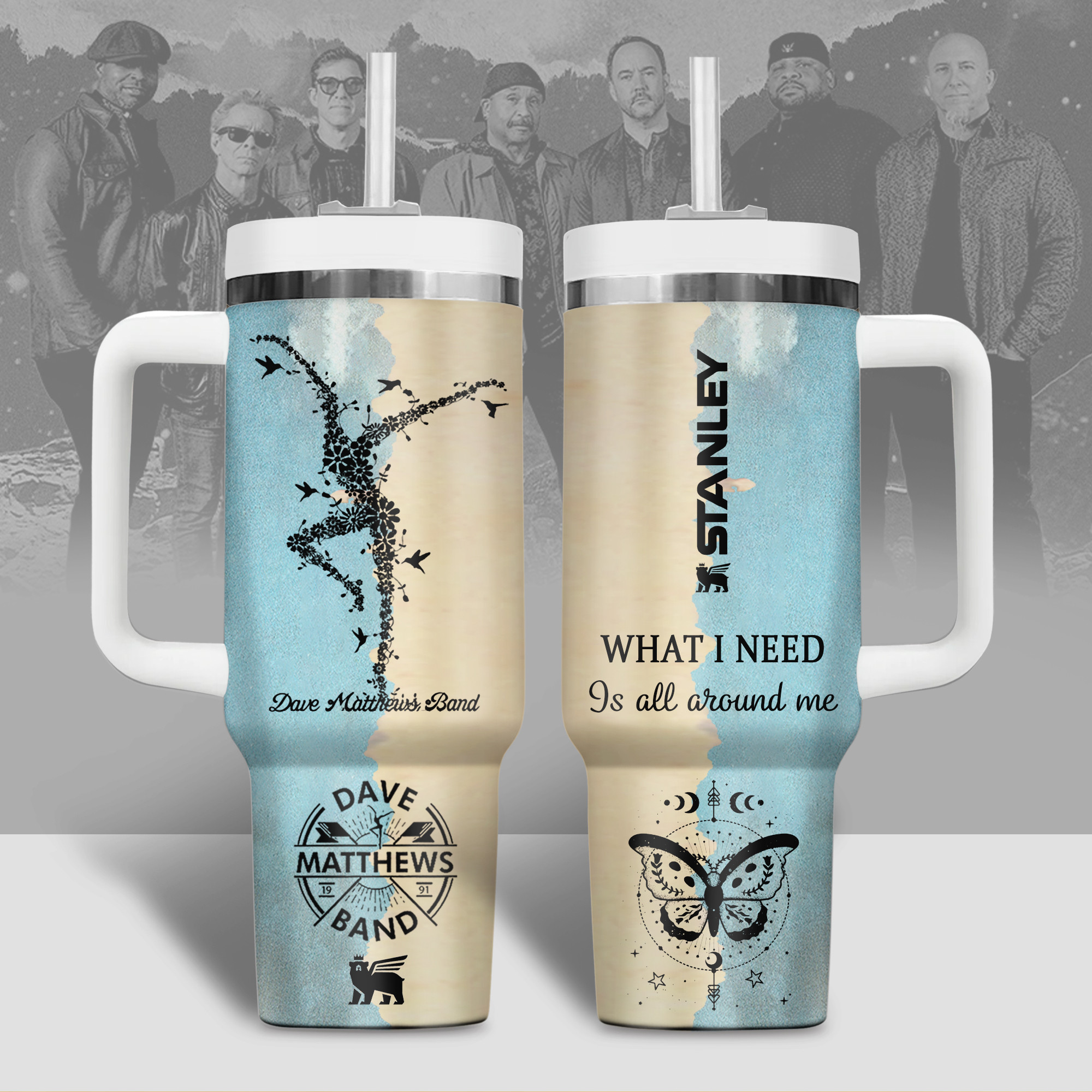 Dave Matthews Music Custom Stanley Cup 40 oz 30 oz Tumbler With HandleTVC2301343