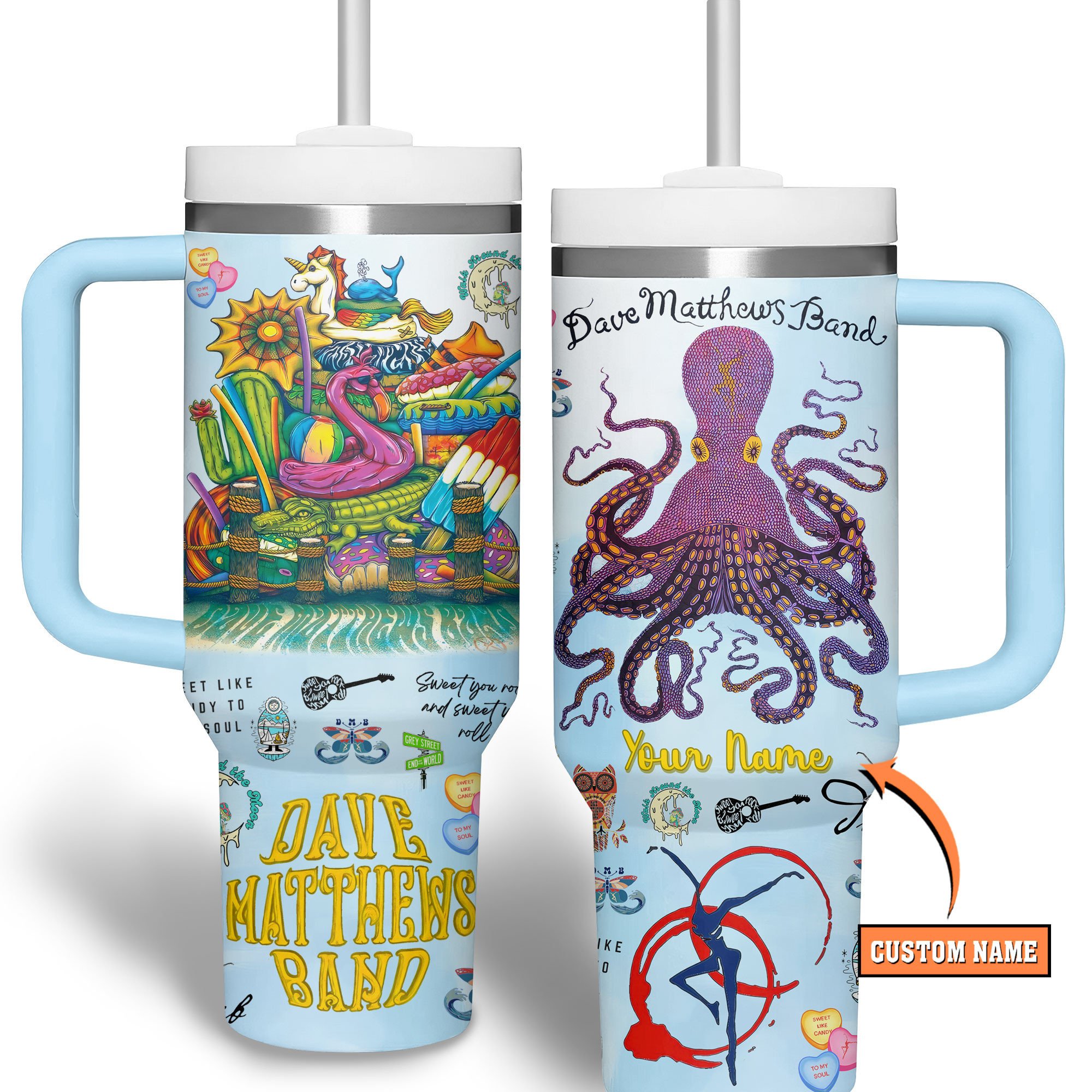 Dave Matthews Music Custom Stanley Cup 40 oz 30 oz Tumbler With HandleTVC2301513