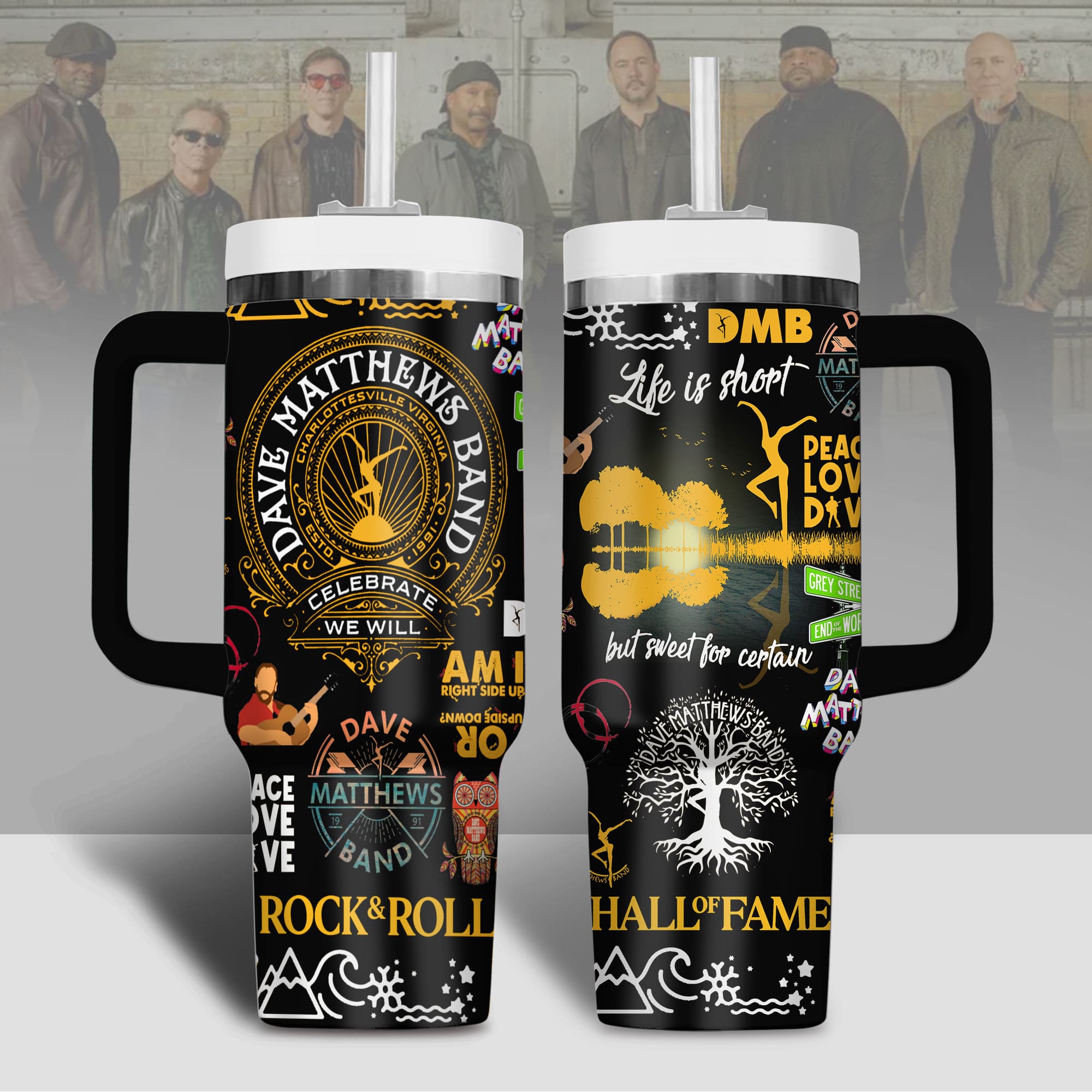 Dave Matthews Music Custom Stanley Cup 40 oz 30 oz Tumbler With HandleTVC230192