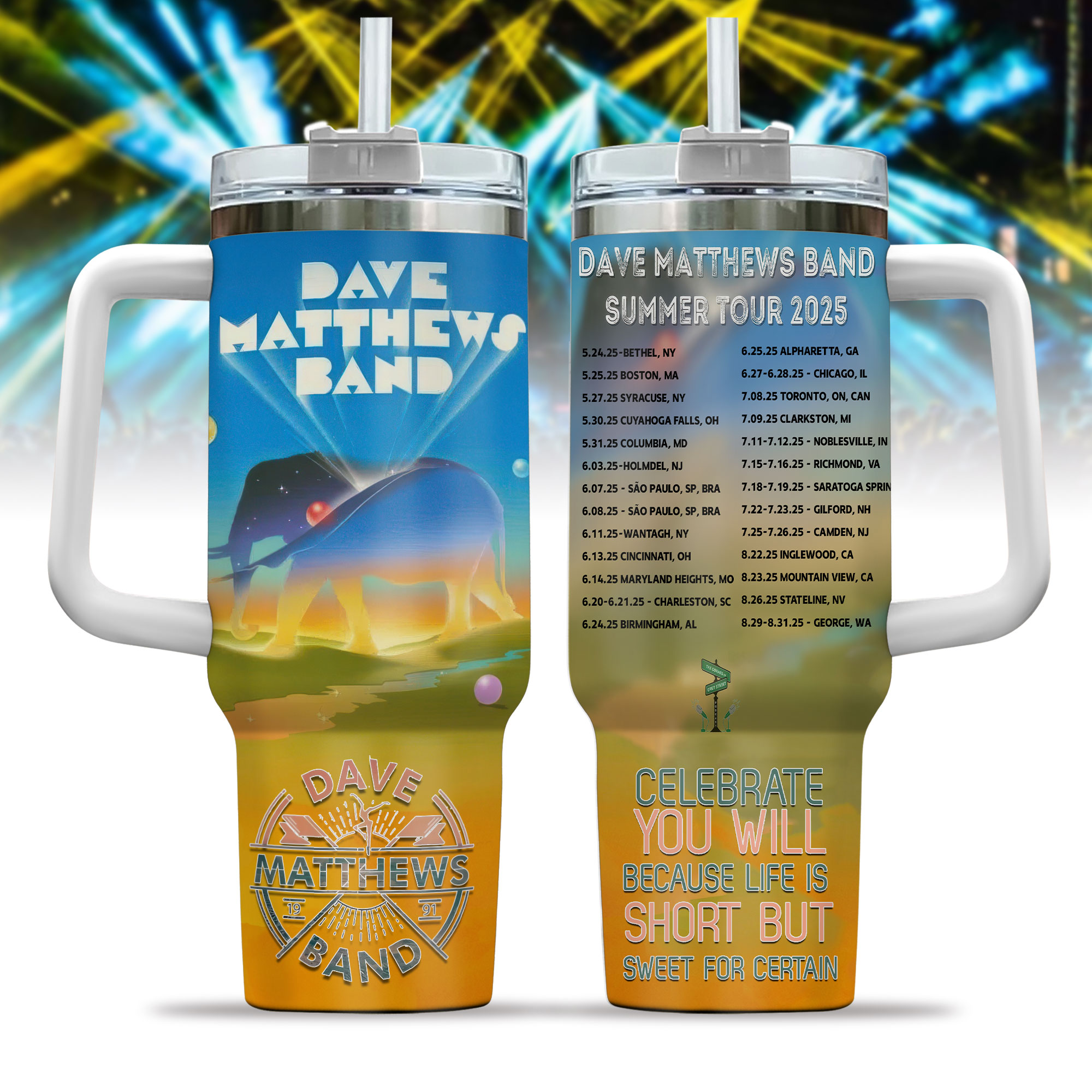 Dave Matthews Music Custom Stanley Cup 40 oz 30 oz Tumbler With HandleTVC230192