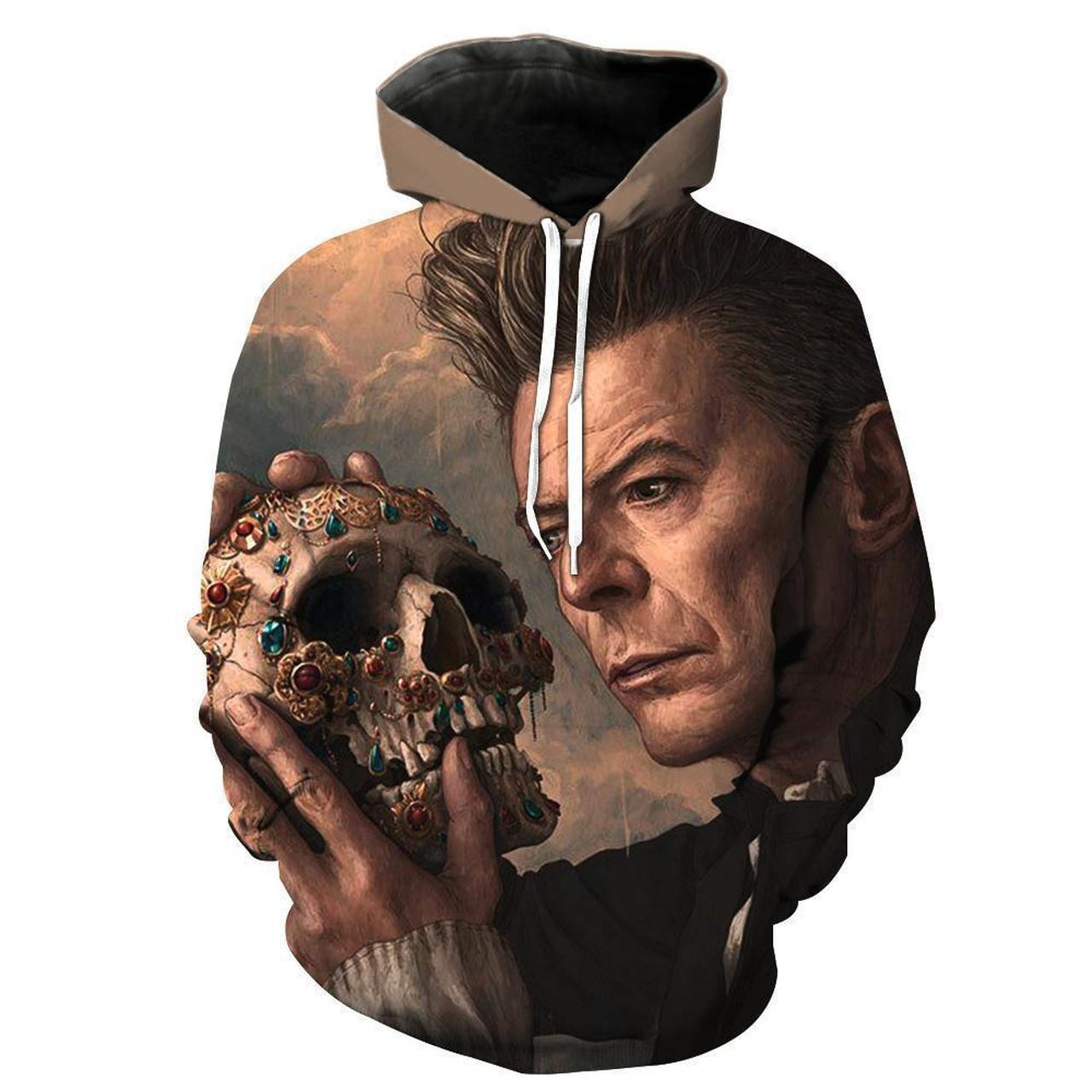 David Bowie 3D All Over Print Hoodie, Zip Hoodie
