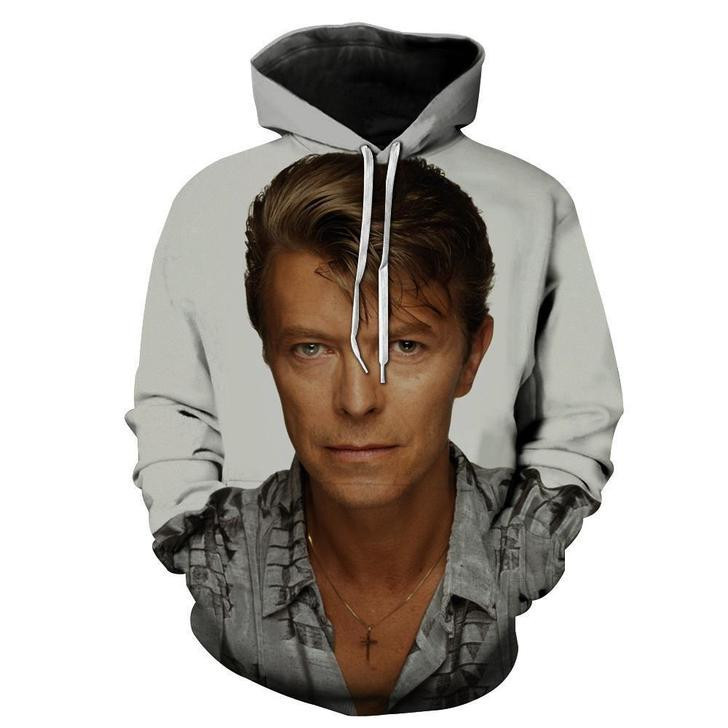 David Bowie 3D All Over Print Hoodie, Zip Hoodie