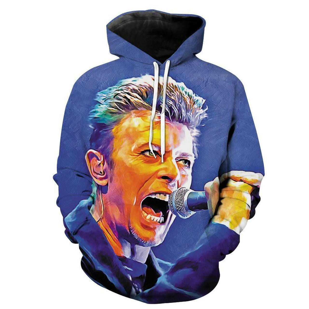 David Bowie 3D All Over Print Hoodie, Zip Hoodie
