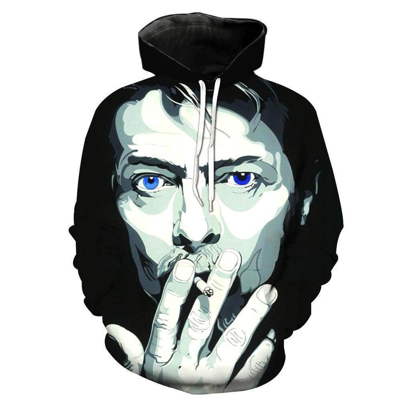 David Bowie 3D All Over Print Hoodie, Zip Hoodie